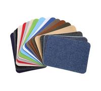 Paaruter 19pcs Patchs Thermocollants pour la Réparation des Vêtements, Patchs pour Jeans à Coudre ou à Thermocoller à L'Extérieur, Kits de Patchs pour Jeans