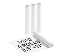 Paaruter 4 Pack D810 Papier D'Imprimante Thermique - Fiches D'Impression Avancées de 8,5 X 11 Pouces pour les Résultats Professionnels;