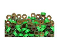 Paaruter 50 Morceaux de Taureau à Trois Anneaux avec des Roulettes Castingtools de Bétail Adaptés Aux Pâturages Utilisation de la Gestion des Animaux