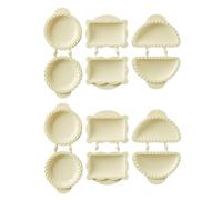 Paaruter 6 Pièces Ensemble de Moules à à la Main Outils de Moule de Presse à Pâte Halloween Noël Mini Moule à Cuisson Moules à Citrouilles Pommes