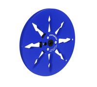 Paaruter 7 Pouces 8 Trous Ouverture Bobine Vide Bobine en Aluminium pour Enregistrement à Bande Métallique Enregistreur Audio Analogique Bleu