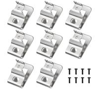 Paaruter 8 Pièces 304 Clips de Forage en Acier Inoxydable Crochets à Outils avec Vis pour N268241 Adaptés Aux Outils Électriques 20 V DCD980 DCD980L2 DCD985 Durables