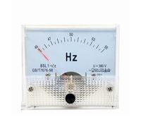 Paaruter 85L1-HZ Compteur de Fréquence Analogique de Type Pointeur Carré AC 380V Tester Gauge Hertz Indicateur 45-55Hz 65x65mm