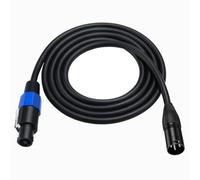 Paaruter Câble D'Extension Audio Speakon Mâle Vers XLR Mâle Speakon Mâle Vers XLR - Microphone de Scène Pro DJ PA Gig