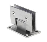 Paaruter Charnière de Porte en Verre de 8 à 12 mm, Support Sans Cadre pour Porte de Douche de Salle de Bain, Fixation Murale, Pince de Salle de Bain
