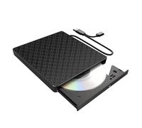 Paaruter Graveur Externe CD/DVD Multifonctionnel Noir avec Emplacements SD/TF & USB3.0 pour PC Portable