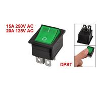 Paaruter KCD4 4 Broches Marche/Arret Interrupteur inverseur a bascule 15A/20A AC 250V/125V