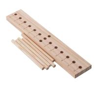 Paaruter Kit de Fabrication de Nœuds en Bois, Outil de Fabrication de Nœuds en à Couronne Étendue pour Fabriquer de Magnifiques Nœuds en