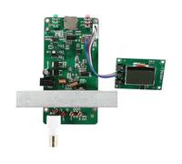 Paaruter Kit de Modules D'Affichage LED Fréquence Numérique Stéréo PLL 15WFM Émetteur Radio Module LED Multifonction Installation Facile