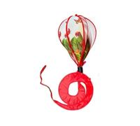 Paaruter Pendentif Montgolfière Ressort de Jardin Moulin à Vent Rotatif Décoration Suspendue B