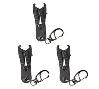 Paaruter Porte-Clés Portable Vérification Précise la Taille Du Filetage, Écrou et Boulon Vérificateur la Taille Du Filetage Trousse Recherche la Taille Du Boulon Porte-Clés 3 Pièces