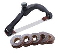 Paaruter Porte-Papier Abrasif en Forme D'Arc à Main Porte-Ceinture en Forme SpéCiale Ensemble de Rouleaux de Ceinture Outil de Meulage et de Polissage Manuel