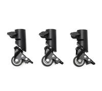 Paaruter roulettes Coulissantes de 35 mm, roulettes Pivotantes Universelles à Rotation Portable pour Support de Haut-Parleur Universel
