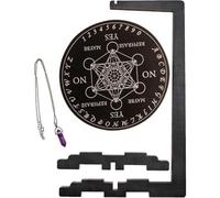 Paaruter Support D'Affichage en Cristal de, Support D'Affichage en Pendule, Ornement Stones Rocks Pendulum pour la Configuration de la Lecture B