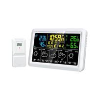 Paaruter WiFi Multifonction Tuya Météo Stage de Qualité de Qualité Température D'Humidité D'Humidité.