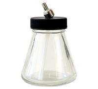 Paasche Airbrush Paasche Bouteille en Verre pour aérographe VL, Mil, Si et TS, Multicolore 6,35 x 6,35 x 8,89 cm