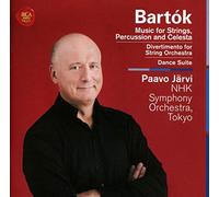 Paavo Jarvi & NHK Symphony Orchestra - Bartók: Music, Percussion and Célésta, Divertimento for String Orchestra, Dance Suite