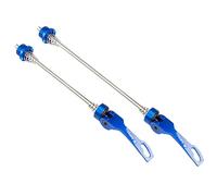 PAAWBW 1 Paire de Broches à dégagement Rapide for vélo - Brochettes légères en Aluminium anodisé for vélos de Route et de Montagne(Blue)