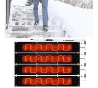 PAAWBW Tapis de déneigement électrique antidérapant et imperméable for allées et entrées extérieures.(40x120cmx4Pcs)