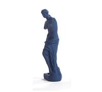 PABEN Aphrodite Vénus Di Milo 27,7 cm Statue grecque décorative en résine (Bleu)