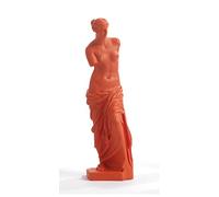 PABEN Aphrodite Vénus Di Milo 27,7 cm Statue grecque décorative en résine (rouge)