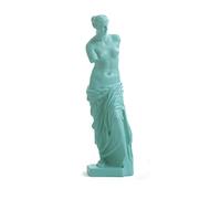 PABEN Aphrodite Vénus Di Milo 27,7 cm Statue grecque décorative en résine (Vert eau)