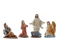 Paben Articoli Religiosi PP1 Set de résurrection de Jésus 4 sujets en résine