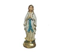 PABEN Statue Notre-Dame de Lourdes 14,5 cm Résine White Classique