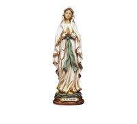 PABEN Statue Notre-Dame de Lourdes 14,5 cm Résine White Classique