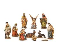 PABEN Set de crèche complet nativité 11 sujets en résine 11 cm par
