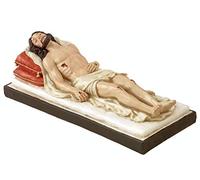 PABEN Statue Christ Mort Lit en résine crèche de Pâques Longueur 13,5 cm