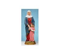PABEN Statue Sainte Anne avec Marie 20 cm en résine Articles religieux