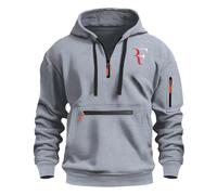 PABHYDA Veste à Capuche zippée Homme Mode Roger Federer, Confection en Coton mélangé Doux, Conçu pour l’Automne, l’Hiver et Les températures fraîches, Sorties(Grey,S)