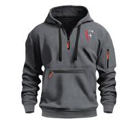 PABHYDA Veste à Capuche zippée Homme Mode Roger Federer, Confection en Coton mélangé Doux, Conçu pour l’Automne, l’Hiver et Les températures fraîches, Sorties(Darkgrey,S)