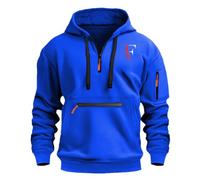 PABHYDA Veste à Capuche zippée Homme Mode Roger Federer, Confection en Coton mélangé Doux, Conçu pour l’Automne, l’Hiver et Les températures fraîches, Sorties(Blue,XL)