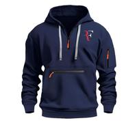 PABHYDA Veste à Capuche zippée Homme Mode Roger Federer, Confection en Coton mélangé Doux, Conçu pour l’Automne, l’Hiver et Les températures fraîches, Sorties(NavyBlue,M)