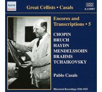 Pablo Casals – Violoncelle: The Complete Acoustic Recordings (Volume 3) – NAXOS