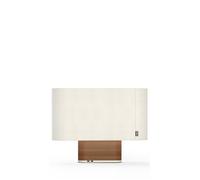 Pablo Designs Belmont Table Tischleuchte, White / Walnut