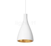 Pablo Designs Swell Suspension LED blanc/laiton - ø20 cm