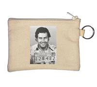 Pablo Escobar El Medellin Mugshot Porte-monnaie Beige