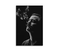 Pablo Escobar Narcos Black Art Poster Impression sur toile Salon Maison Art esthétique Peinture à suspendre, nouveau cadeau pour la maison Décoration moderne de la pièce 50 x 30 pouces (50 x 75 cm)