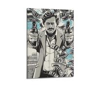 Pablo Escobar Narcos Jumbo Poster Impression sur toile Salon Maison Art esthétique Peinture à suspendre Nouveau cadeau Maison Décoration moderne Chambre 08 x 12 pouces (20 x 30 cm)