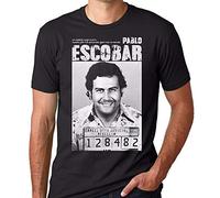 Pablo Escobar Narcos T Shirt Weed Mafia Scareface Luciano Capon Men 100% Cotton Tees Plus Size Short Sleeve T-Shirt