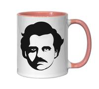Pablo Escobar Tasse à thé et café en céramique Motif art vectoriel minimaliste Rose