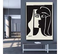 Pablo Picasso Affiche Noire et Blanche Affiche d'exposition d'art Exposition de musée Exposition d'art Picasso Imprime Affiche d'art d'impression de musée d'art 80x120cm (32x47in) sans Cadre