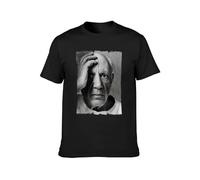 Pablo Picasso: Celebrity Star One in The City O-Neck 100% Cotton Short Sleeve Unisex T-Shirt S