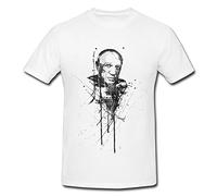 Pablo-Picasso-III T-shirt pour homme Blanc avec imprimé - Blanc - Medium