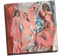 Pablo Picasso Impression sur toile Les Demoiselles d'Avignon Grand format 50,8 x 50,8 cm