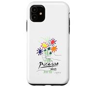 Pablo Picasso PAPL2192 Œuvre d'art Fleurs de la Paix Coque pour iPhone 11