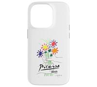 Pablo Picasso PAPL2192 Œuvre d'art Fleurs de la Paix Coque pour iPhone 14 Pro